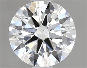 Picture of Natural Diamond 0.50 Carats, Round with Very Good Cut, I Color, VS2 Clarity and Certified by GIA