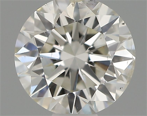 Picture of Natural Diamond 0.46 Carats, Round with Excellent Cut, H Color, SI1 Clarity and Certified by IGI