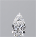 Natural Diamond 0.76 Carats, Pear with  Cut, D Color, VS1 Clarity and Certified by GIA