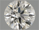 Natural Diamond 0.40 Carats, Round with Excellent Cut, G Color, SI2 Clarity and Certified by IGI