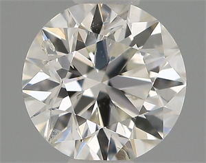 Picture of Natural Diamond 0.40 Carats, Round with Excellent Cut, G Color, SI2 Clarity and Certified by IGI