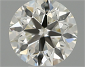 Natural Diamond 0.41 Carats, Round with Excellent Cut, I Color, VS2 Clarity and Certified by IGI