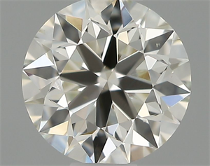 Picture of Natural Diamond 0.41 Carats, Round with Excellent Cut, I Color, VS2 Clarity and Certified by IGI