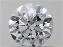 Natural Diamond 0.50 Carats, Round with Very Good Cut, I Color, VS1 Clarity and Certified by GIA