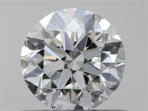 Picture of Natural Diamond 0.50 Carats, Round with Very Good Cut, I Color, VS1 Clarity and Certified by GIA