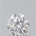 Natural Diamond 0.40 Carats, Round with Excellent Cut, D Color, VS2 Clarity and Certified by GIA