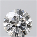 Natural Diamond 0.40 Carats, Round with Very Good Cut, F Color, SI2 Clarity and Certified by IGI