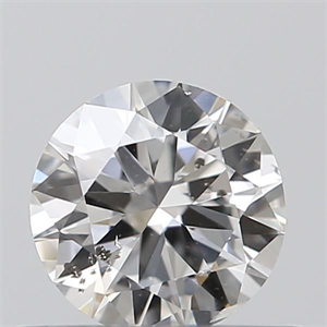 Picture of Natural Diamond 0.40 Carats, Round with Very Good Cut, F Color, SI2 Clarity and Certified by IGI