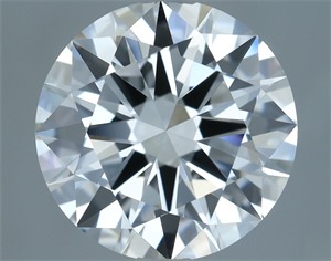 Picture of Natural Diamond 2.44 Carats, Round with Excellent Cut, G Color, IF Clarity and Certified by GIA