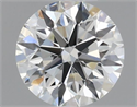 Natural Diamond 0.41 Carats, Round with Excellent Cut, H Color, VS1 Clarity and Certified by IGI