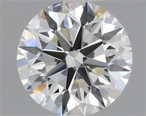 Picture of Natural Diamond 0.41 Carats, Round with Excellent Cut, H Color, VS1 Clarity and Certified by IGI