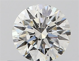 Picture of Natural Diamond 0.45 Carats, Round with Excellent Cut, I Color, VS1 Clarity and Certified by GIA