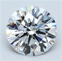 Natural Diamond 5.07 Carats, Round with Excellent Cut, E Color, VS1 Clarity and Certified by GIA