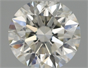 Natural Diamond 0.41 Carats, Round with Excellent Cut, G Color, SI2 Clarity and Certified by IGI