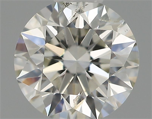 Picture of Natural Diamond 0.41 Carats, Round with Excellent Cut, G Color, SI2 Clarity and Certified by IGI