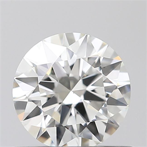 Picture of Natural Diamond 0.51 Carats, Round with Excellent Cut, I Color, VS1 Clarity and Certified by GIA