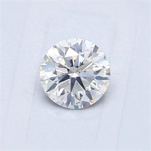 Picture of Natural Diamond 0.54 Carats, Round with Good Cut, F Color, I1 Clarity and Certified by GIA