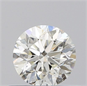 Natural Diamond 0.50 Carats, Round with Very Good Cut, I Color, SI1 Clarity and Certified by GIA