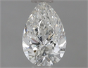 Natural Diamond 0.75 Carats, Pear with  Cut, H Color, VVS1 Clarity and Certified by GIA