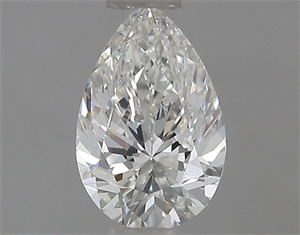 Picture of Natural Diamond 0.75 Carats, Pear with  Cut, H Color, VVS1 Clarity and Certified by GIA