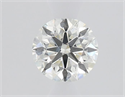 Natural Diamond 0.53 Carats, Round with Excellent Cut, K Color, VVS1 Clarity and Certified by GIA