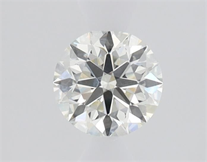 Picture of Natural Diamond 0.53 Carats, Round with Excellent Cut, K Color, VVS1 Clarity and Certified by GIA