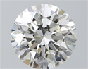 Natural Diamond 4.01 Carats, Round with Excellent Cut, J Color, VS1 Clarity and Certified by GIA