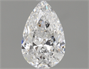 0.70 Carats, Pear Diamond with  Cut, D Color, IF Clarity and Certified by GIA