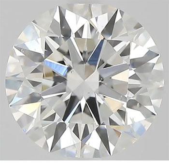 Picture of 1.32 carat Natural Round  Diamond F VS2, Clarity Enhanced, Ideal Cut, certified by CGL