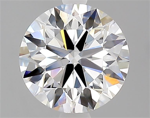 Picture of Natural Diamond 2.01 Carats, Round with Very Good Cut, F Color, VS1 Clarity and Certified by GIA