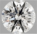 1.25 carat Natural Round  Diamond G VS2, Clarity Enhanced, Ideal Cut, certified by CGL