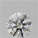 Natural Diamond 1.70 Carats, Round with Excellent Cut, I Color, VVS2 Clarity and Certified by GIA