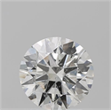 Natural Diamond 2.11 Carats, Round with Excellent Cut, H Color, I1 Clarity and Certified by GIA