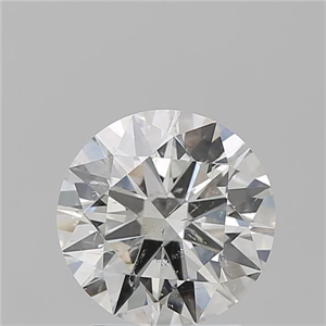 Picture of Natural Diamond 2.11 Carats, Round with Excellent Cut, H Color, I1 Clarity and Certified by GIA