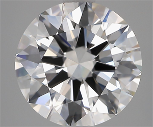 Picture of Natural Diamond 3.50 Carats, Round with Excellent Cut, F Color, VVS2 Clarity and Certified by GIA