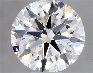 Picture of Natural Diamond 0.40 Carats, Round with Excellent Cut, H Color, VS2 Clarity and Certified by GIA