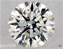 Natural Diamond 0.50 Carats, Round with Excellent Cut, J Color, SI2 Clarity and Certified by GIA