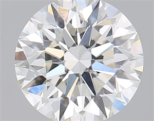 Picture of Natural Diamond 0.51 Carats, Round with Excellent Cut, J Color, VS2 Clarity and Certified by GIA