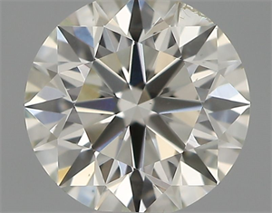 Picture of Natural Diamond 0.43 Carats, Round with Excellent Cut, H Color, VS2 Clarity and Certified by IGI