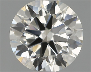 Picture of Natural Diamond 0.54 Carats, Round with Excellent Cut, I Color, VS1 Clarity and Certified by IGI