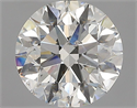 Natural Diamond 2.01 Carats, Round with Excellent Cut, I Color, SI2 Clarity and Certified by GIA