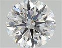 Natural Diamond 1.40 Carats, Round with Excellent Cut, D Color, VVS1 Clarity and Certified by GIA