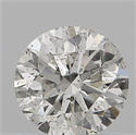 Natural Diamond 0.70 Carats, Round with Very Good Cut, J Color, I1 Clarity and Certified by GIA