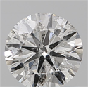 Natural Diamond 0.74 Carats, Round with Very Good Cut, G Color, I1 Clarity and Certified by IGI