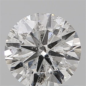 Picture of Natural Diamond 0.74 Carats, Round with Very Good Cut, G Color, I1 Clarity and Certified by IGI