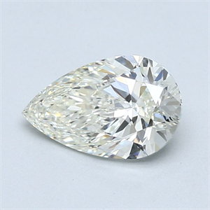 Picture of Natural Diamond 1.51 Carats, Pear with  Cut, J Color, VVS1 Clarity and Certified by IGI