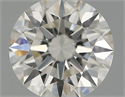 Natural Diamond 0.42 Carats, Round with Excellent Cut, G Color, SI2 Clarity and Certified by IGI