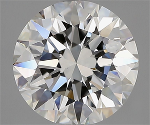 Picture of Natural Diamond 1.90 Carats, Round with Excellent Cut, I Color, VS2 Clarity and Certified by GIA