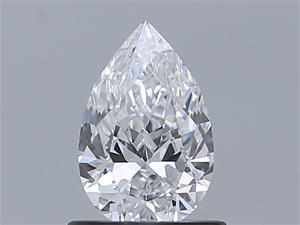 Picture of Natural Diamond 0.71 Carats, Pear with  Cut, D Color, VS2 Clarity and Certified by GIA