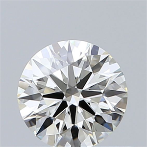 Picture of Natural Diamond 0.48 Carats, Round with Excellent Cut, K Color, VVS1 Clarity and Certified by GIA